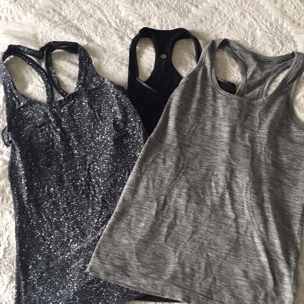 Lot of 3 Lululemon Tanks